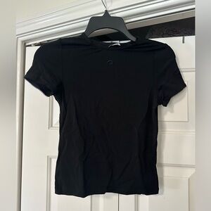 Miaou Black Lace Trim Top